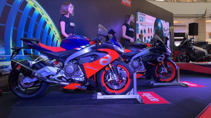 Aprilia RS660 2021 didatangkan dengan dua varian warna yang lebih 'garang'