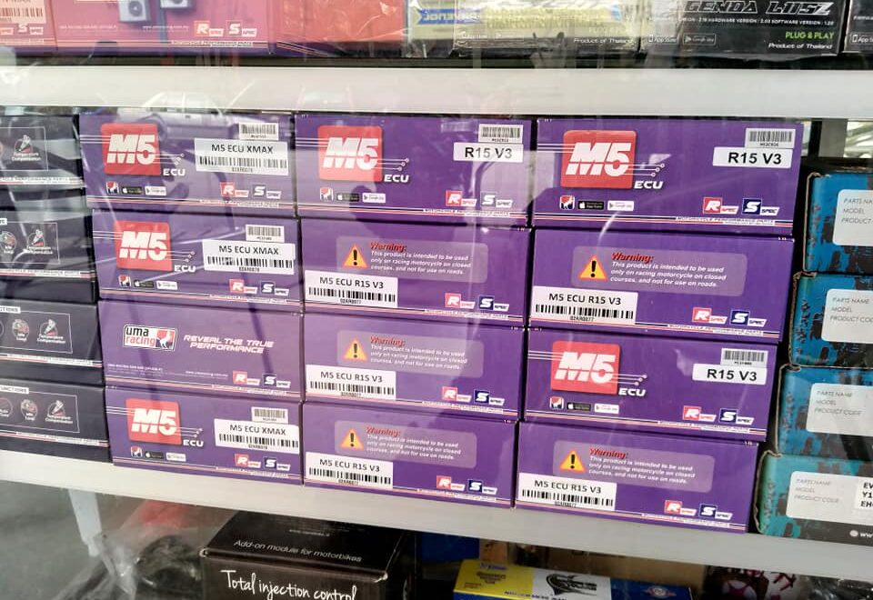 Uma Racing antara syarikat menghasil dan mengedar ECU atau Engine Control Unit