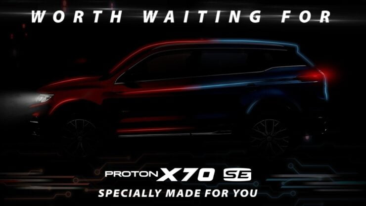 Proton X70 SE tampil lebih eksklusif. - Foto ihsan Proton