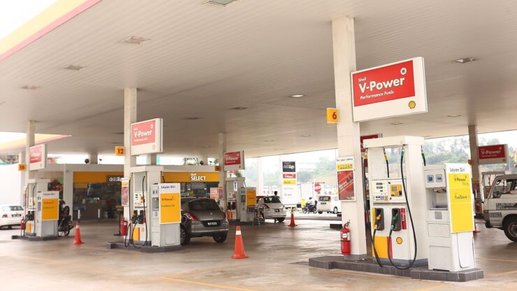 shell petrol station