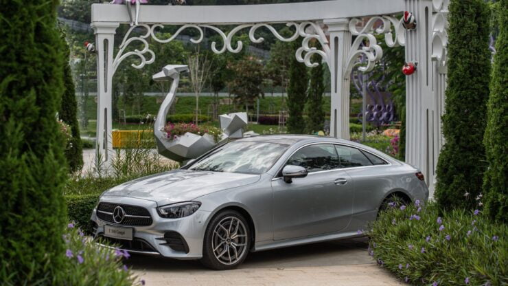 mercedes e300 coupe amg line 2021 thumb