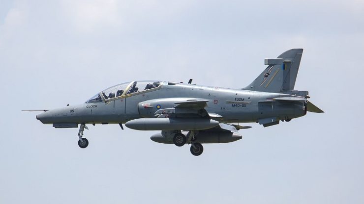 Pesawat pejuang Hawk milik TUDM. - Foto ihsan Wikipedia