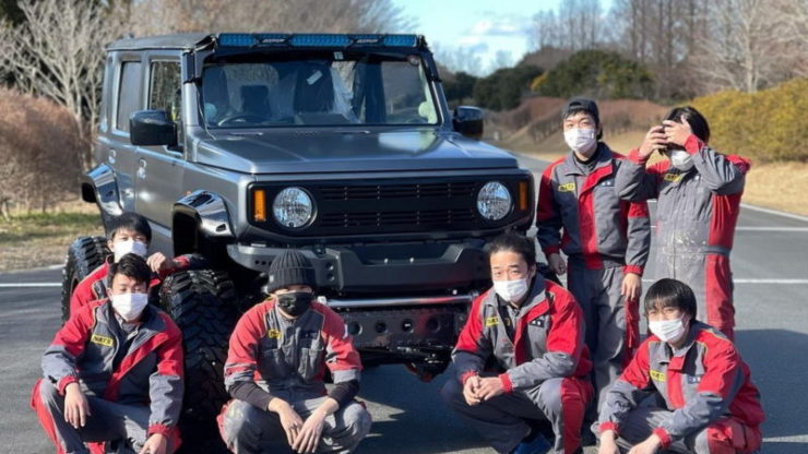 Kesungguhan sekumpulan pelajar mengubahsuai sebuah Suzuki Jimny mendapat perhatian dunia. - Foto ihsan Carscoops