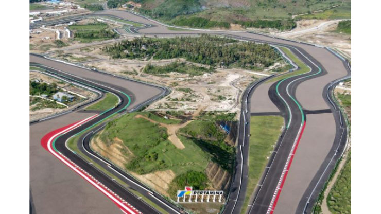 Litar Antarabangsa Mandalika menjadi salah satu kebanggaan terbaharu Indonesia. - Foto ihsan AFP