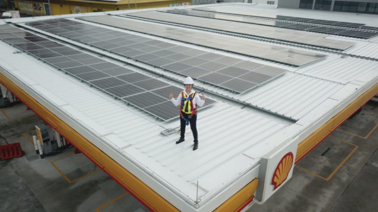 Stesen Shell dengan tenaga solar 02