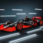 Showcar with Audi F1 launch livery