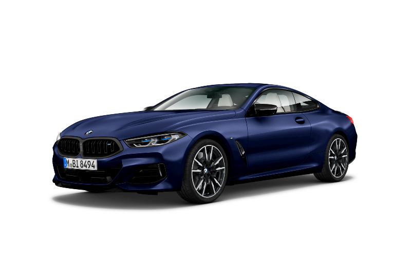 01. The New M850i xDrive Coupé MY Edition in Frozen Tanzanite Blue w. Ivory White