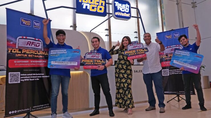 Touch ‘n Go RFID peraduan tol percuma