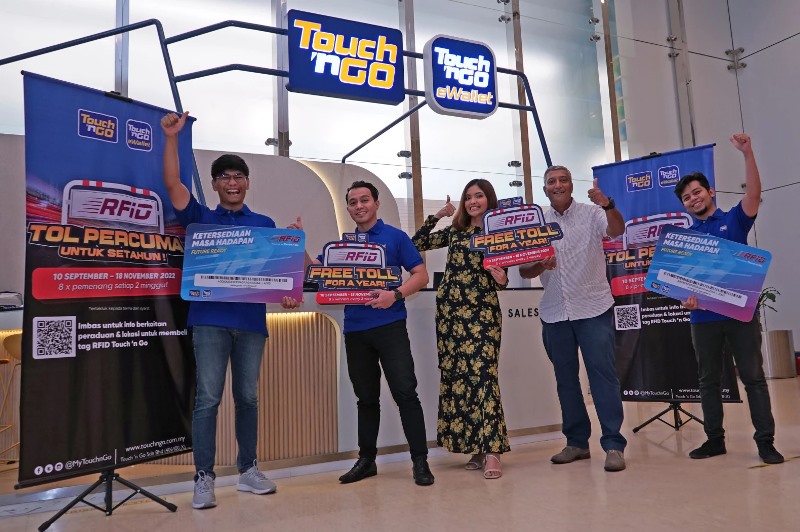 Touch ‘n Go RFID peraduan tol percuma