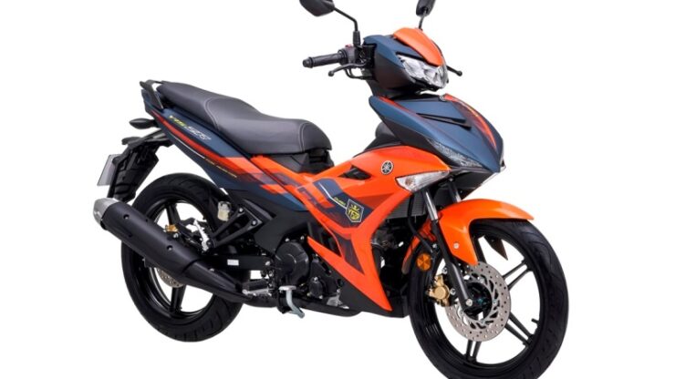Yamaha Y15ZR Orange 45 Front Right