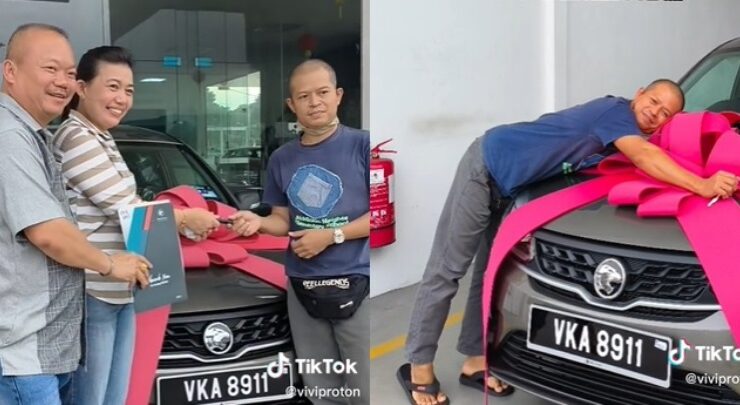 majikan hadiahkan proton saga pada pekerja
