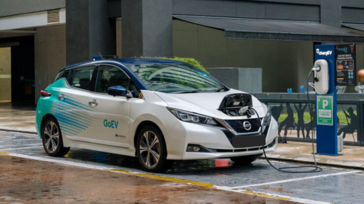 A GoEV zone in the Klang Valley