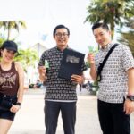 L-R _ Emi Suganuma, “Sunny” Yano _ Michi “NATQQ” from MOONEYES_ Japan