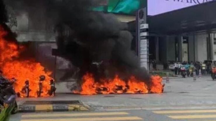 Kebakaran motosikal klcc 02