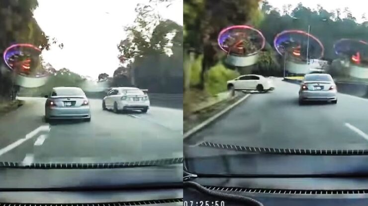 honda civic kemalangan genting highlands 01