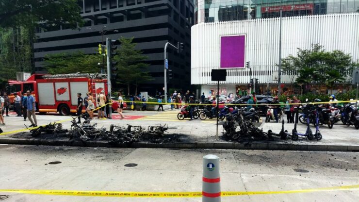 kebakaran skuter beam 01