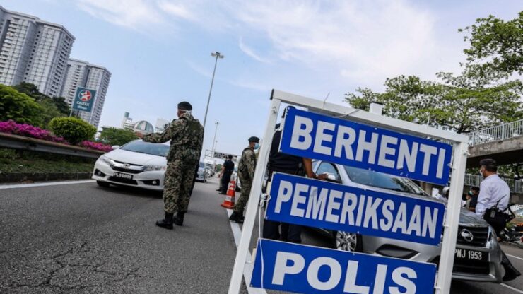 polis pdrm sekatan jalan raya