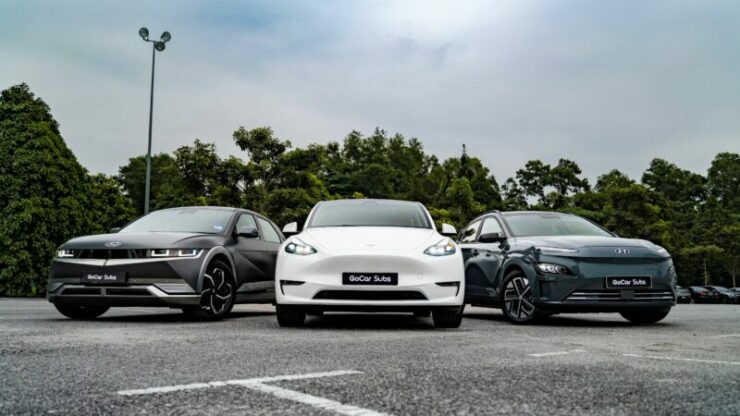 GoCar Subs Electric – Hyundai Ioniq 5, Tesla Model Y, Hyundai Kona EV