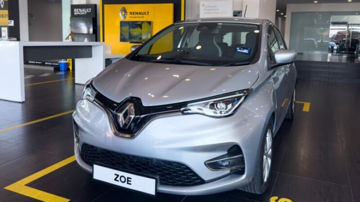 New Renault Zoe in flagship showroom