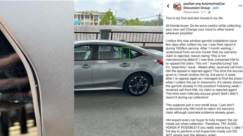 keluhan pemilik honda civic 02