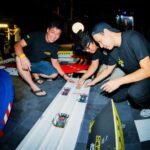 3. Miniature motors were in full throttle at the Tamiya station