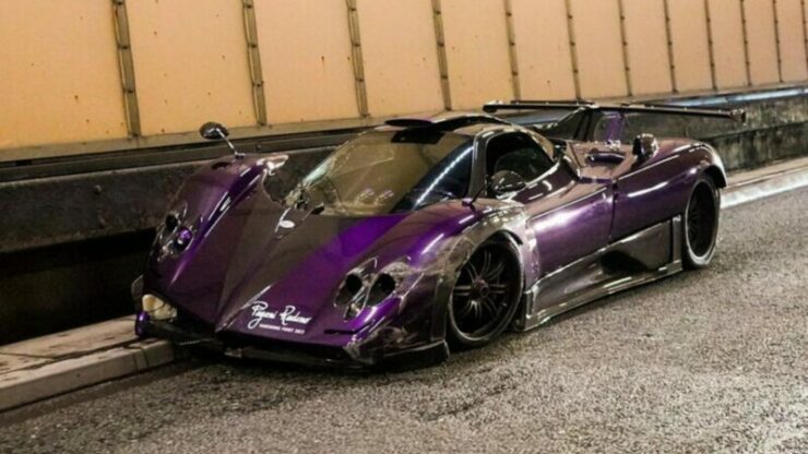 Pagani Zonda 760 LH Lewis Hamilton kemalangan 01
