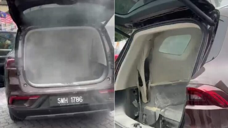 Proton X90 berasap 01