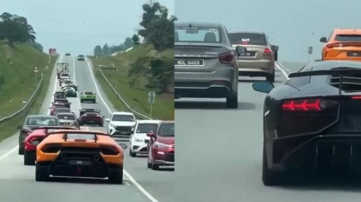 lima lamborghini disita polis