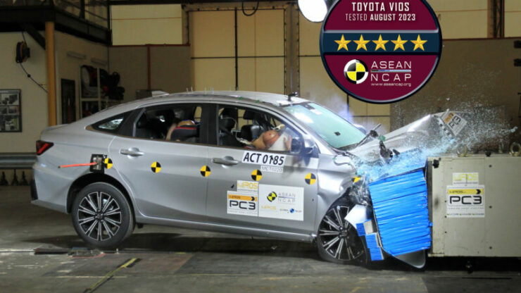 Toyota Vios 2023 asean ncap