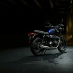 bonneville t100 blue stealth edition 01