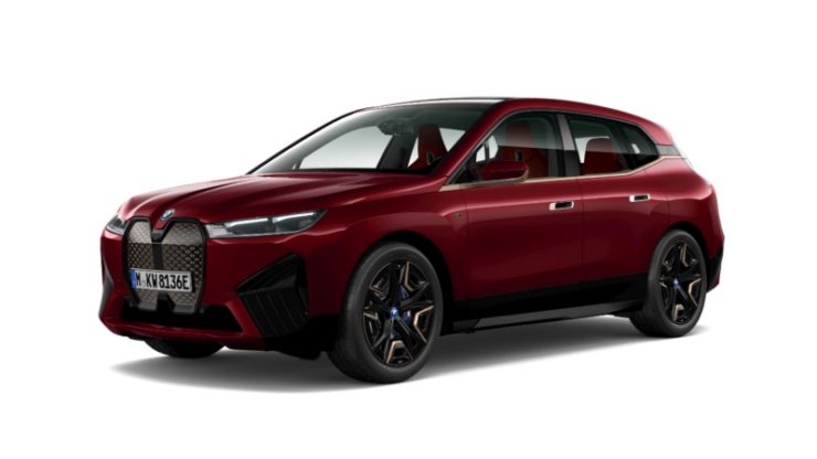 01. The BMW iX M60 in Aventurine Red Suite Castanea