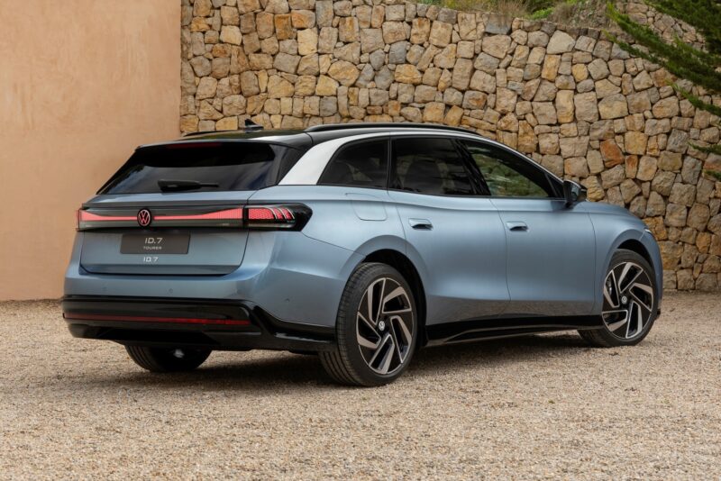 The all-electric Volkswagen ID.7 Tourer