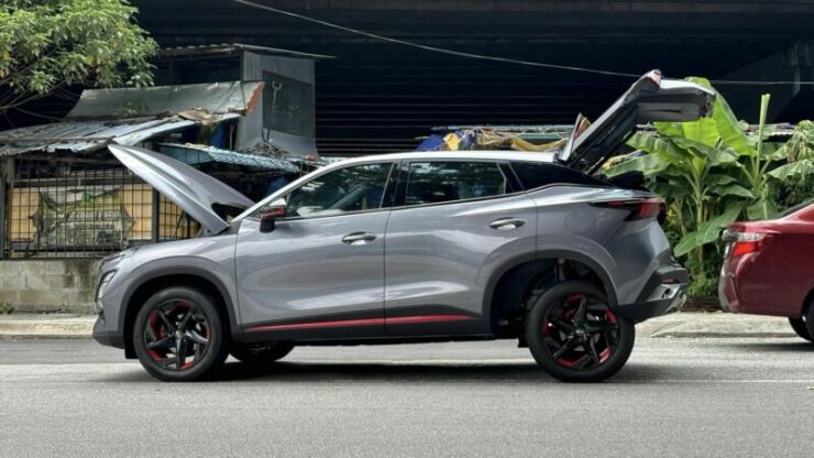 Chery Omoda 5 gandar belakang patah