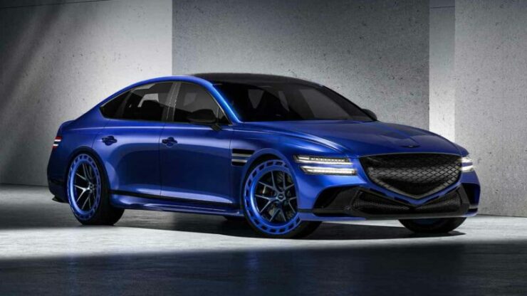 Genesis G80 EV Magma Concept 01