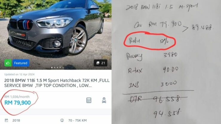 kedai kereta terpakai caj keuntungan 12 peratus 01