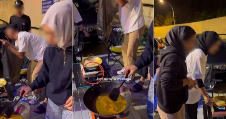 Tular-berkelah-memasak-di-stesen-minyak-sekumpulan-anak-muda-disekolahkan-netizen