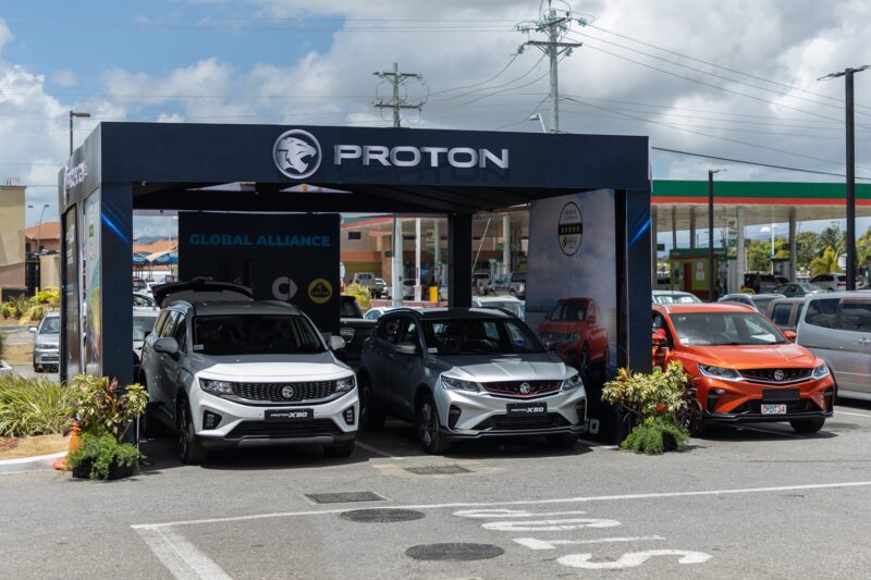 Proton units on display in Trinidad and Tobago