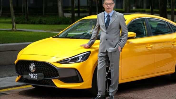 Mr Emory QiFeng with all new MG5