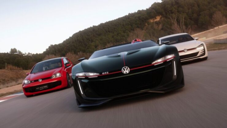 Golf GTI W12-650, Golf GTI Roadster and Golf Design Vision GTI