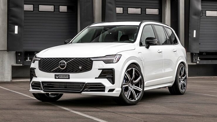 Volvo XC90 2026 dengan rim Heico Volution VII 22 inci